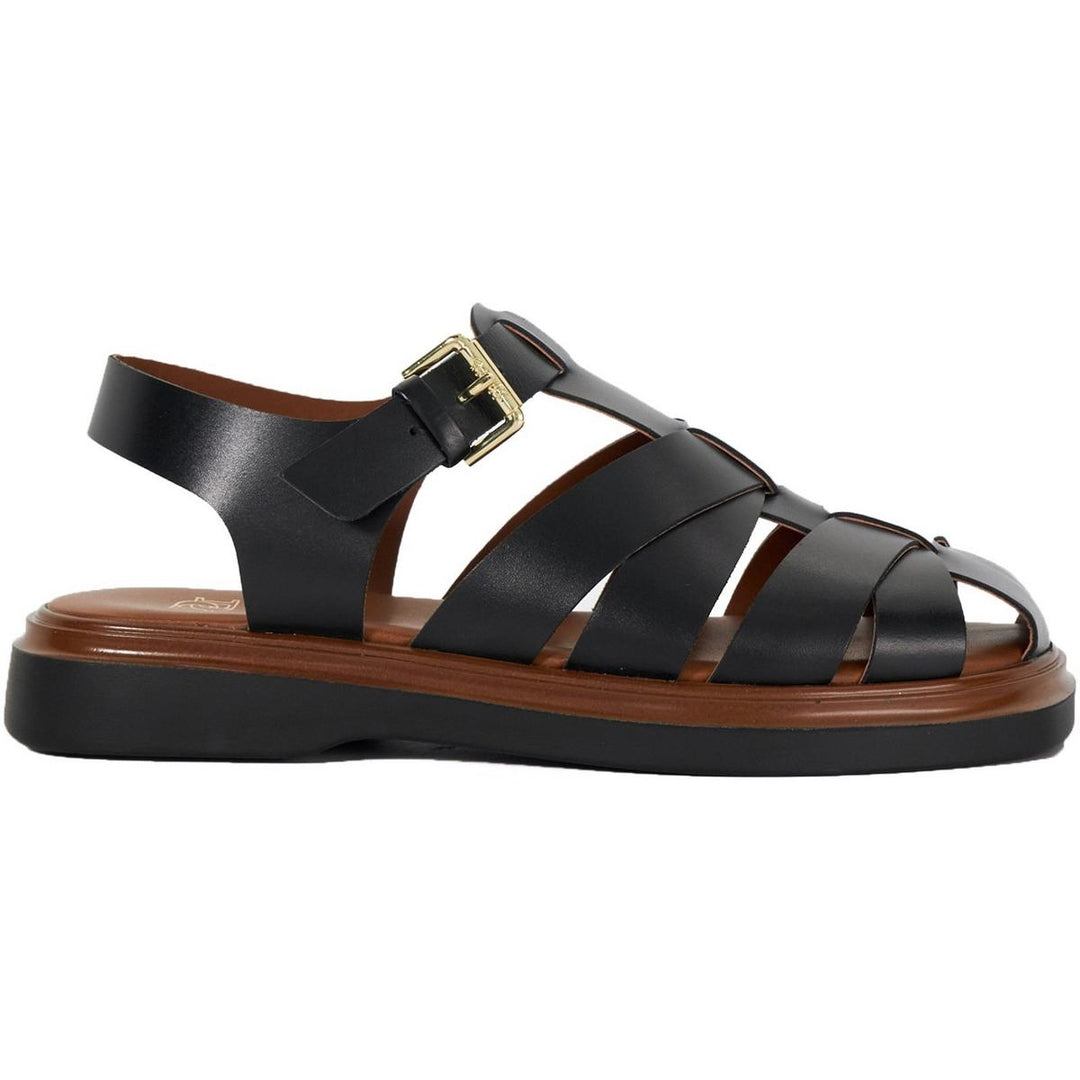 Dune Lisherman Sandal Black