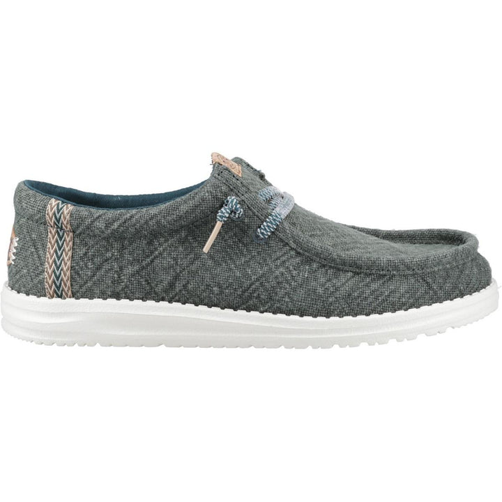 HEYDUDE Wally Jute Shoes Sea Green