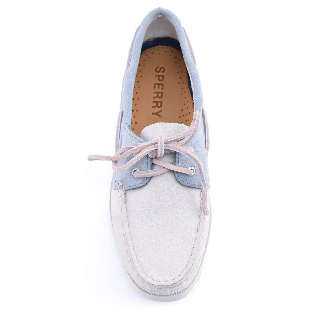 Sperry Authentic Original 2 Eye Boat Shoe White/Blue
