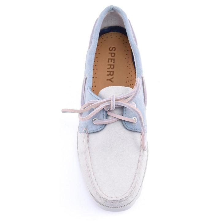 Sperry Authentic Original 2 Eye Boat Shoe White/Blue