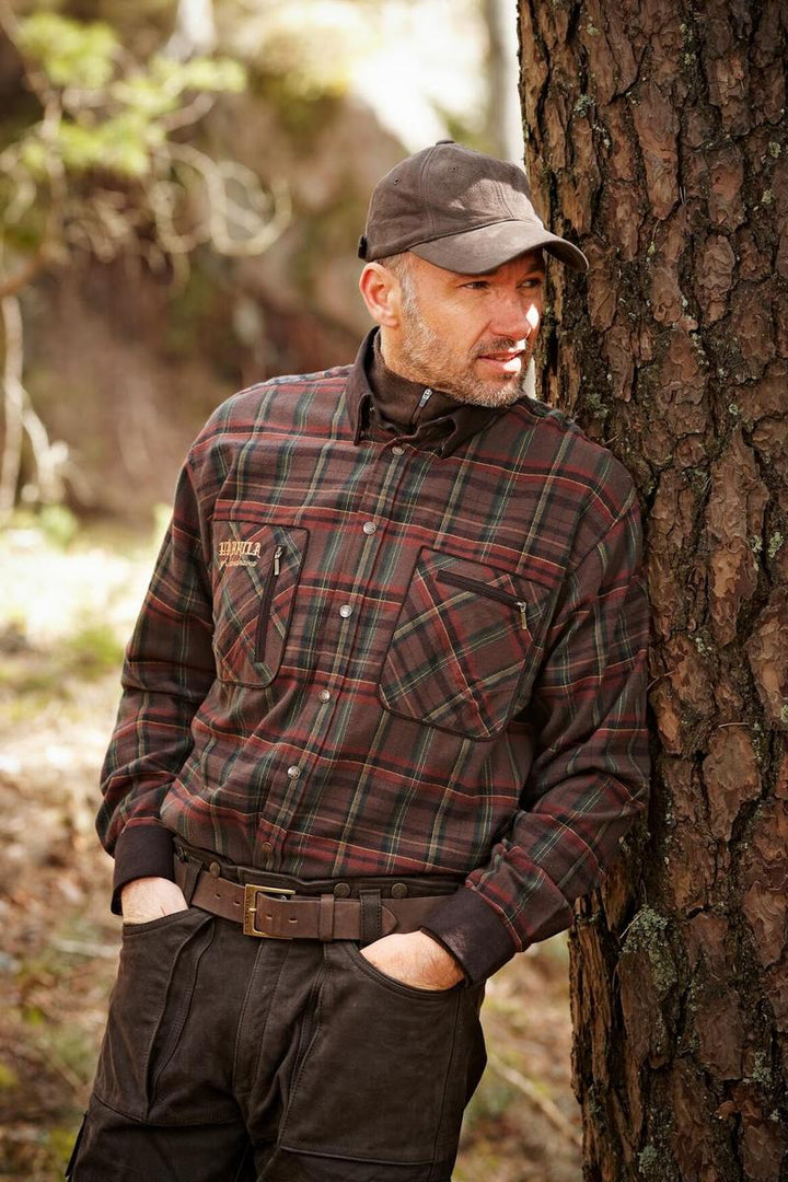 Harkila Pajala shirt Red check