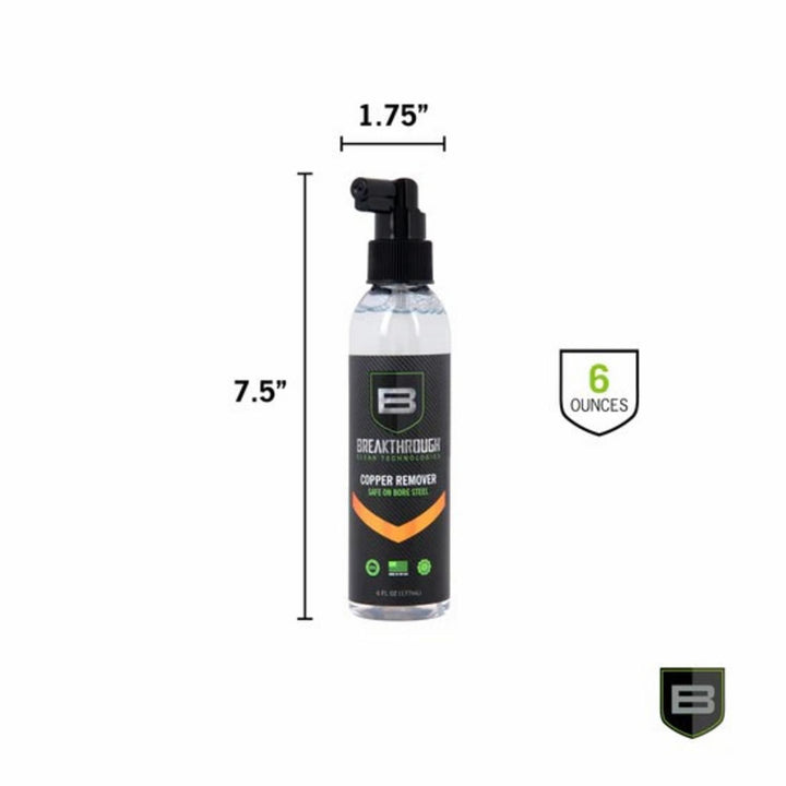 Breakthrough Clean Copper Remover 6oz Pump Spray
