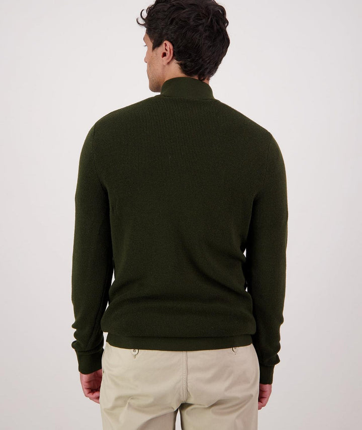 Swanndri Men's Otahu River V2 Quarter Zip Merino Knit