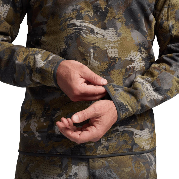 Sitka Alpha Fleece 1/4 Zip Pullover Optifade Timber