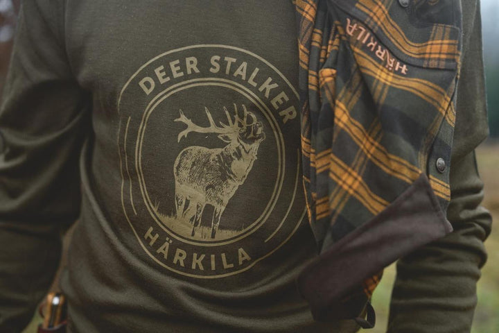 Harkila Härkila Game L/S t-shirt Willow green stag – view 4