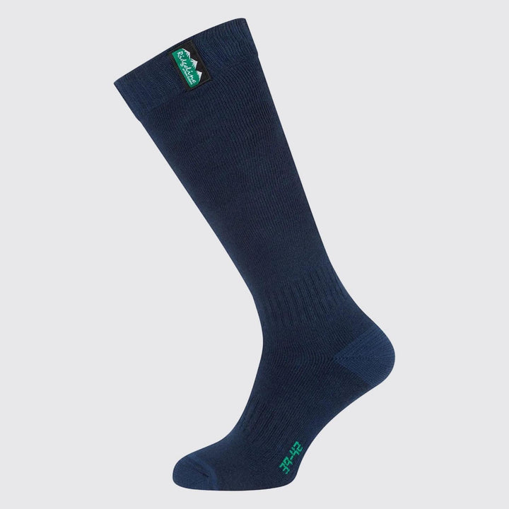 Ridgeline Cotton Work Socks Full Length - Olive Multi