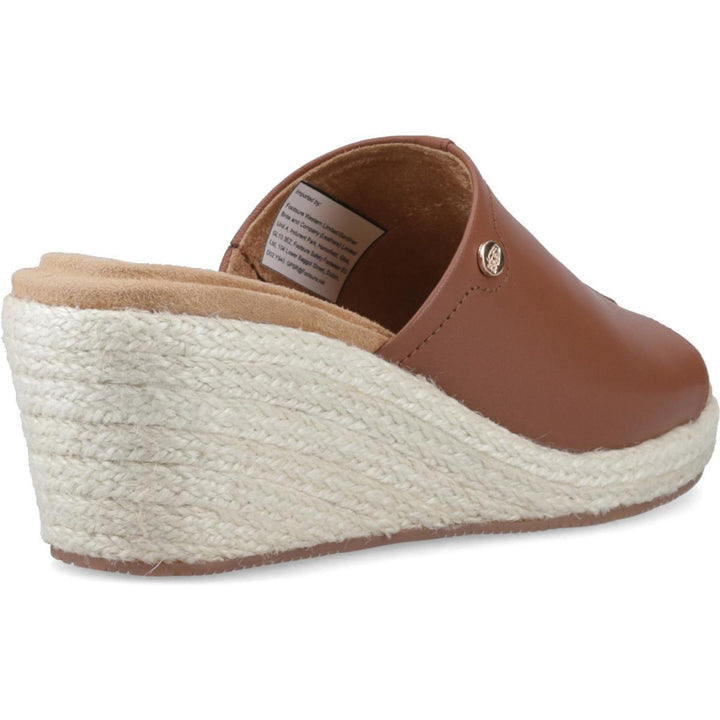 Willow Rattan Slide Tan