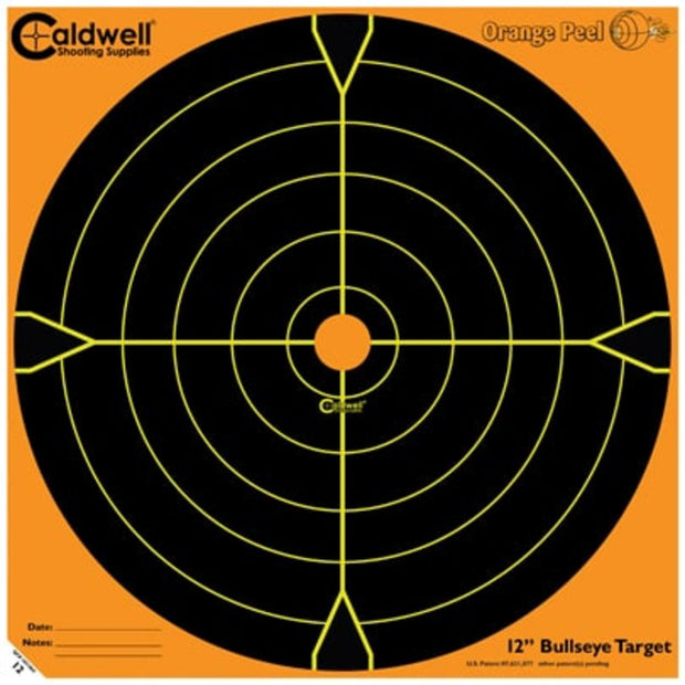 Caldwell Orange Peel 12" Bullseye, 50 Sheets