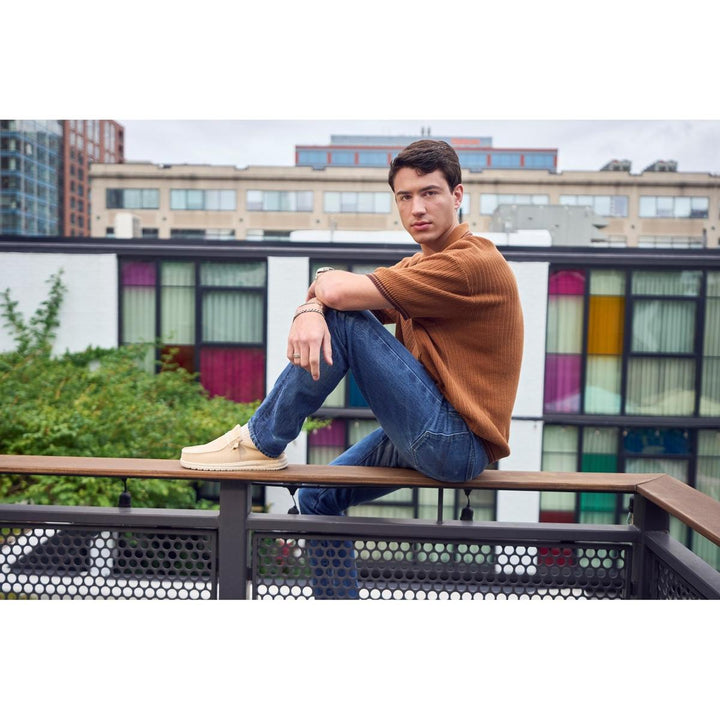 HEYDUDE Wally Stretch Sox Shoes Irish Cream/Egret