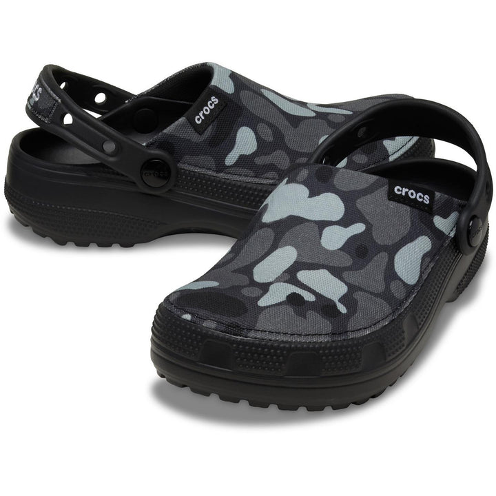 Classic Crafted Camo Clog Black