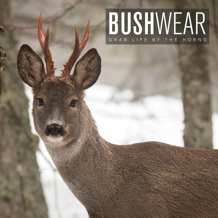 BushWear Solid Oak Roe Skull Shield - Large