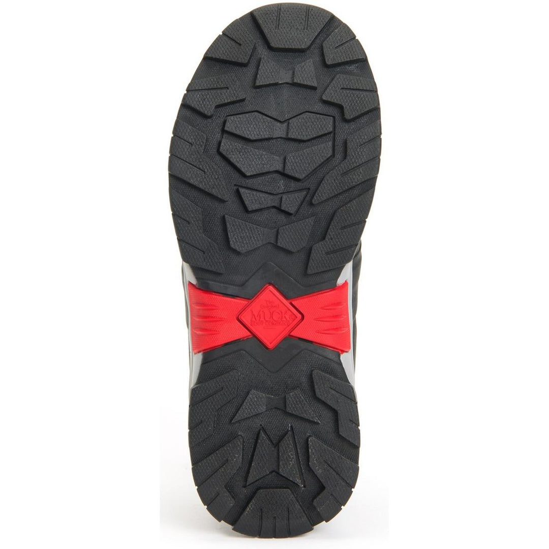 Muck Boots Apex Mid Zip Wellingtons Grey/Red - Fully lined with 5mm neoprene for flexibility, Breathable air mesh lining – view 4
