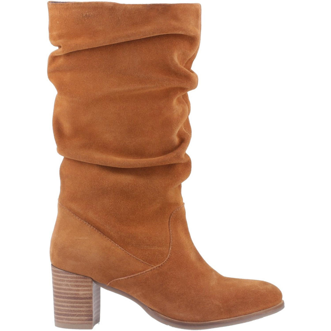 Cosima Ruched Boot Tan