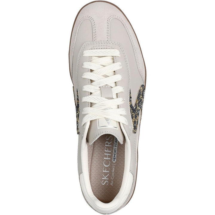 Skechers Hotshot Shimmering Spots Trainer Taupe