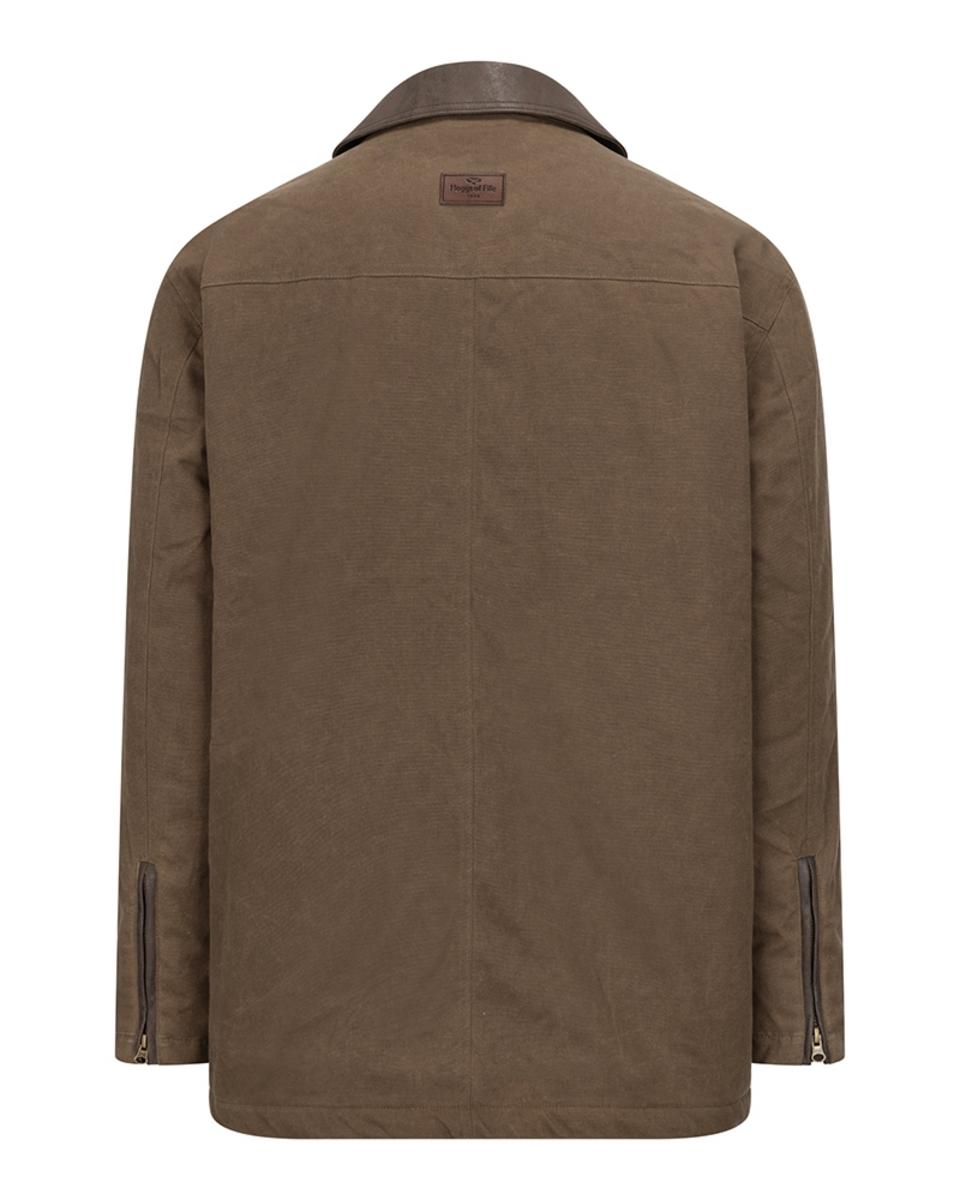 Hoggs of Fife Balerno Waxed Canvas Barn Coat – view 2
