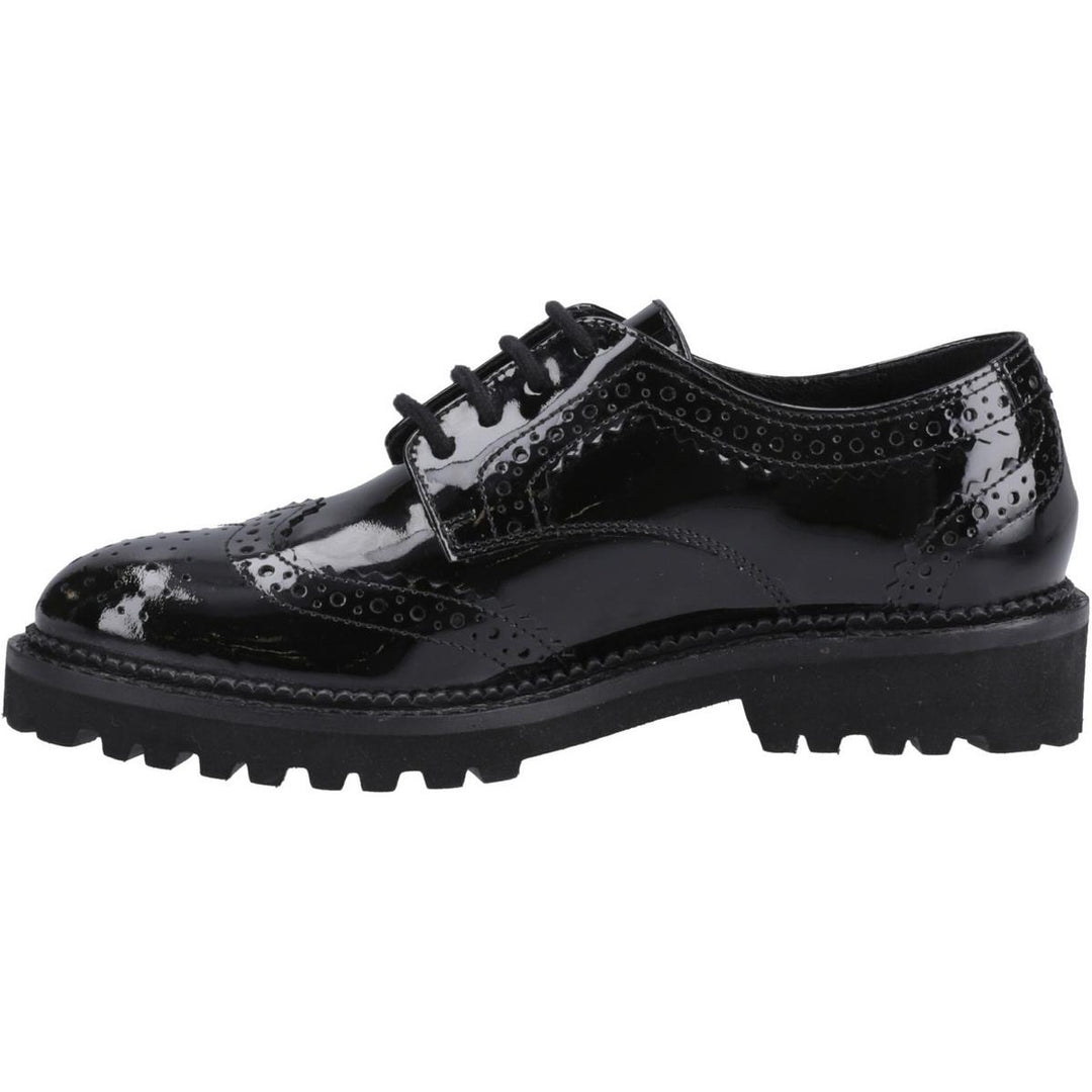 Hush Puppies Gabi Lace Up Patent Snr – view 4