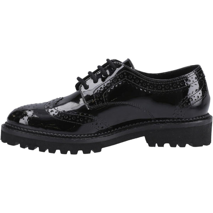 Hush Puppies Gabi Lace Up Patent Snr – view 4