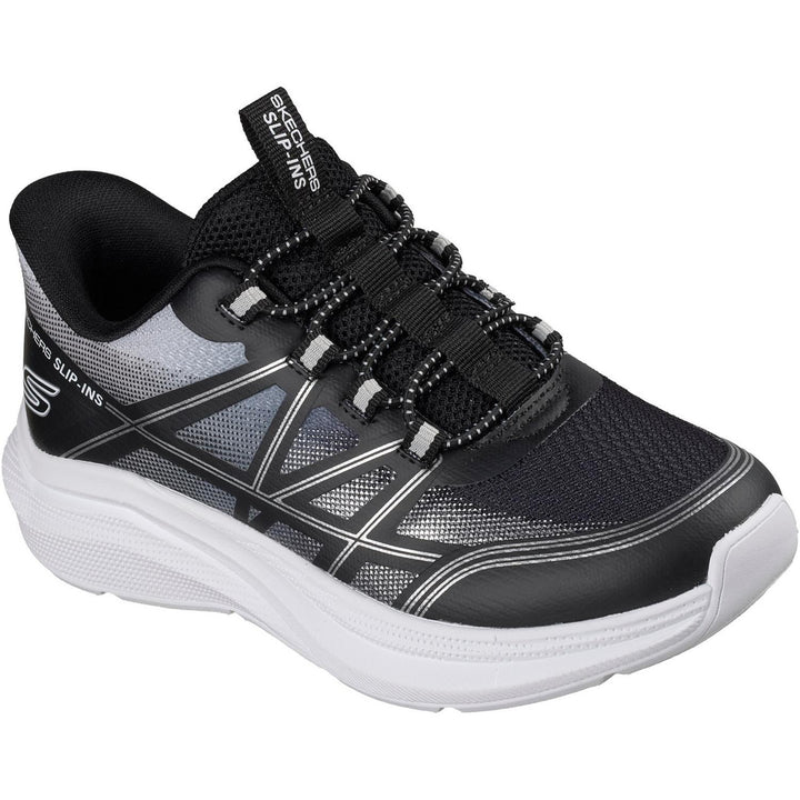 MICROSPEC VELOCITY GRID-SHIFT Black/Silver & White Trim