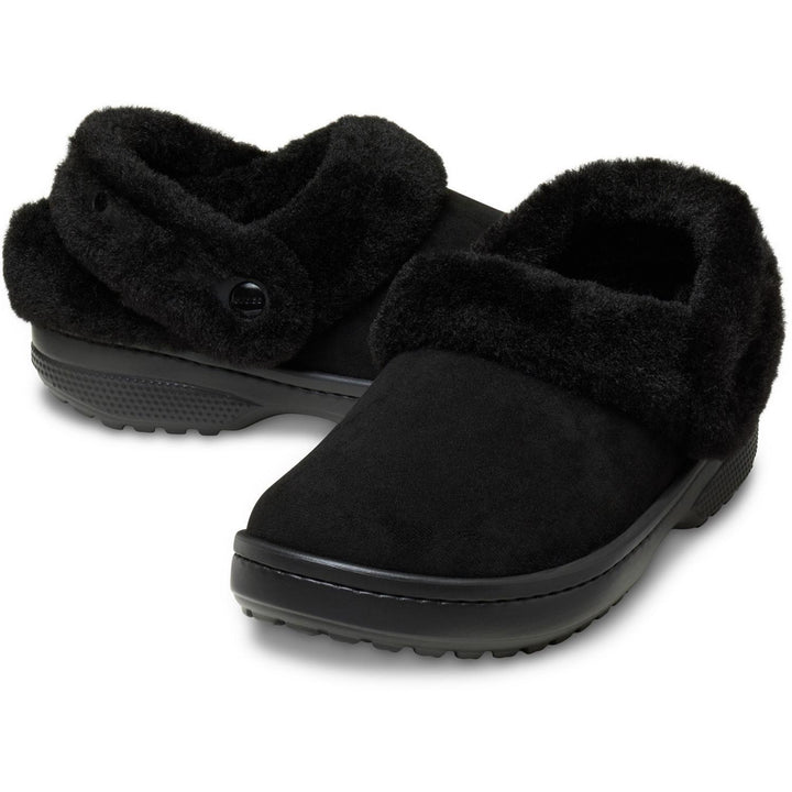 Unfurgettable Vegan Suede Clog Black