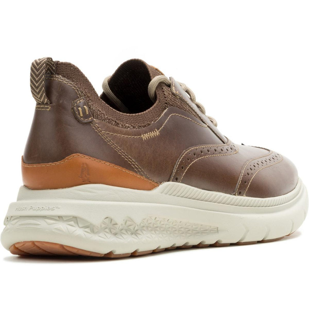 Hush Puppies Excel Wingtip Fossil – view 2