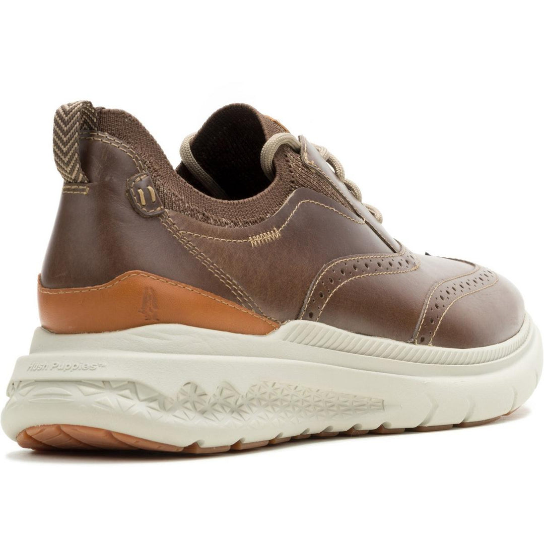 Hush Puppies Excel Wingtip Fossil – view 2