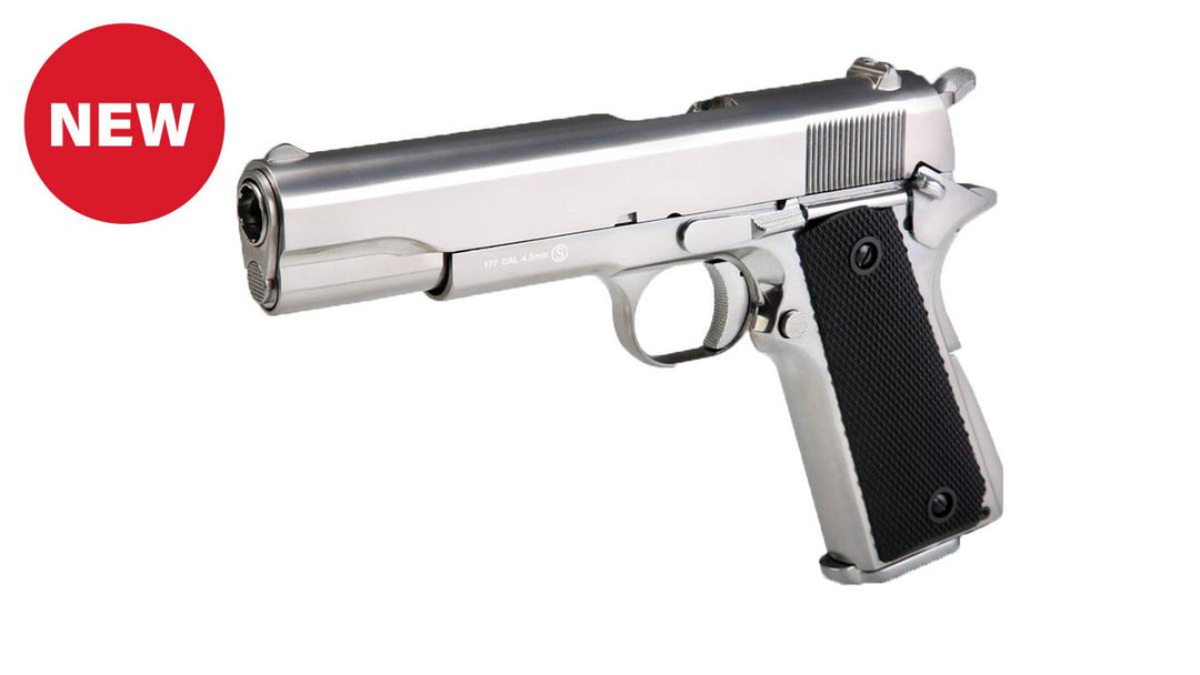 KROWN 21031S KL-1911 Silver BB Pistol