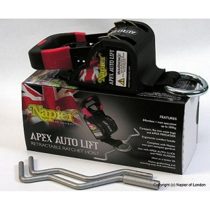 Napier Apex Auto Lift Set deer lifting winch and gambrel