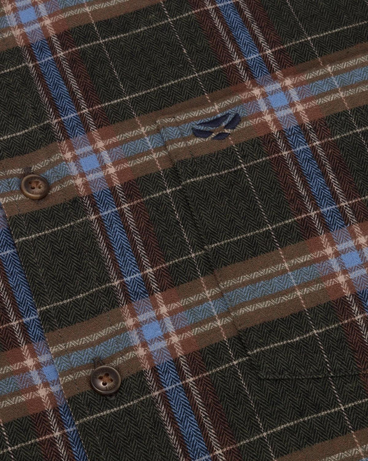 Hoggs of Fife Pitlessie Button Down Flannel Shirt