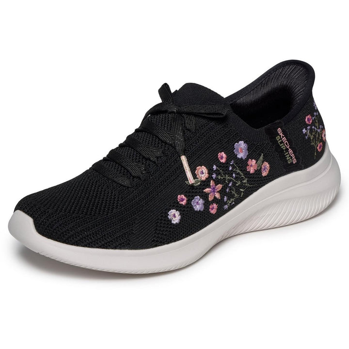 ULTRA FLEX 4.0 SWEET PETALS Black Knit/Multi Trim