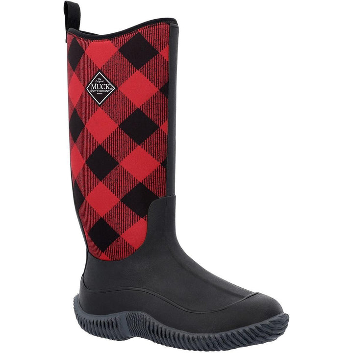 Muck Boots Hale Tall Wellington Black/Buffalo Plaid