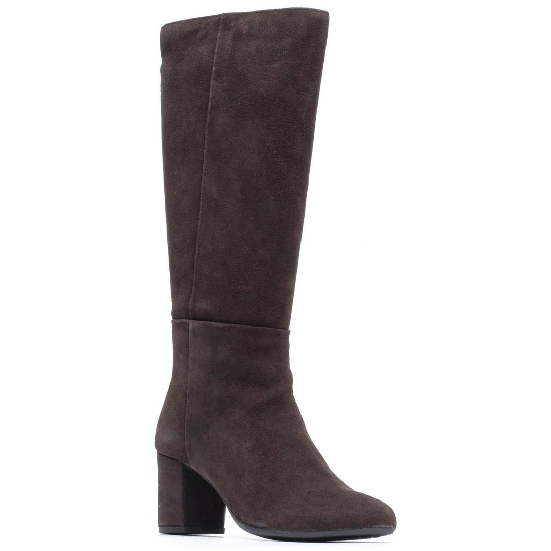 Oprah Suede Long Boot Chocolate