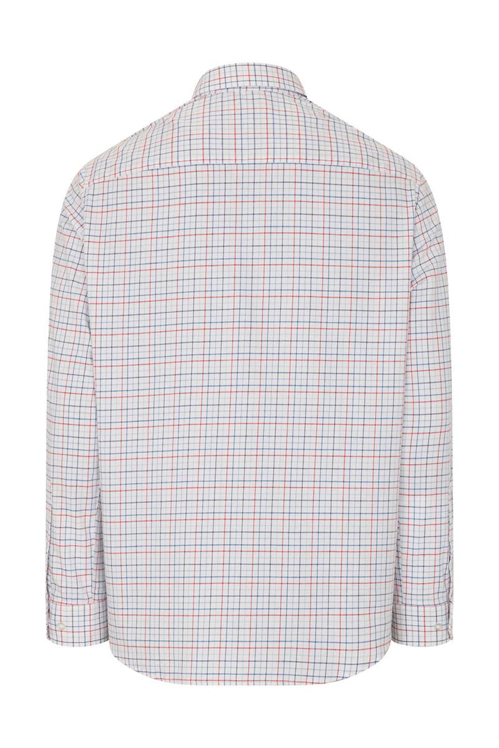 Hoggs of Fife CALLUM COUNTRY CHECK SHIRT RED/BLUE CHECK