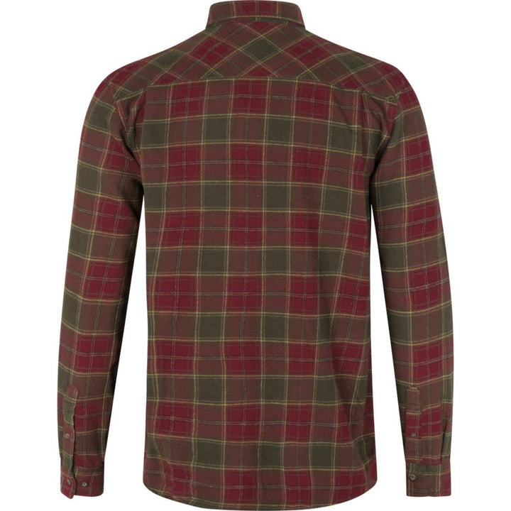 Seeland Glen Flannel Shirt Red forest check