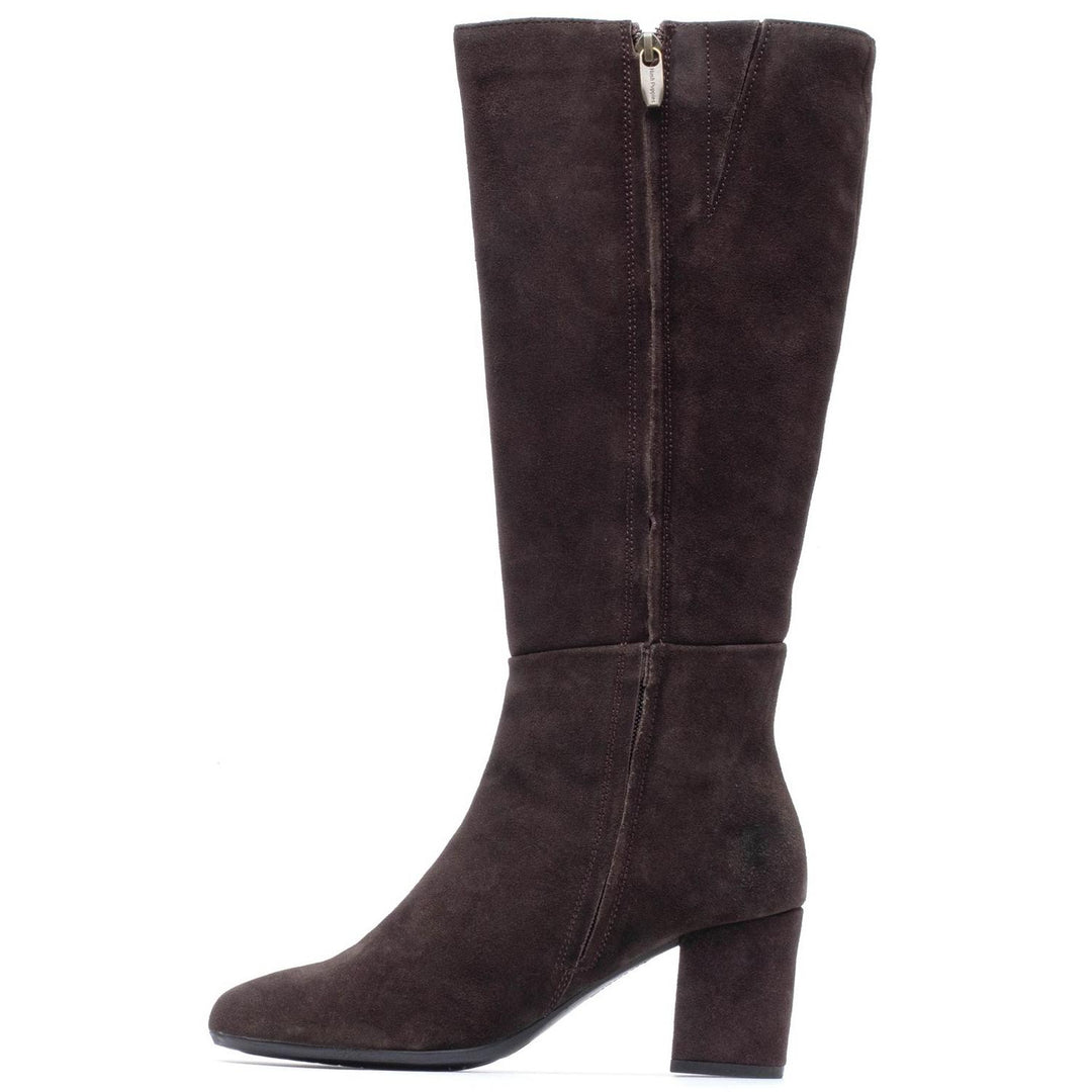 Oprah Suede Long Boot Chocolate