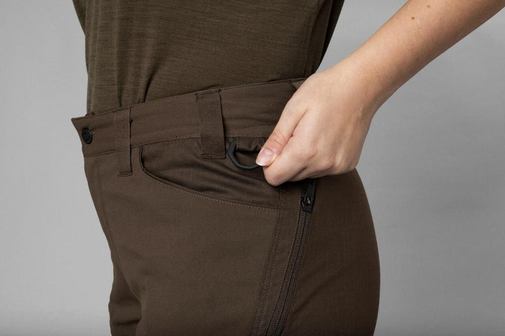 Harkila Runa trousers Women Slate brown/Willow green