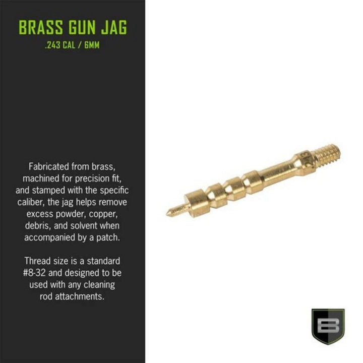 Breakthrough Clean Brass Cleaning Jag .243 Cal / 6mm