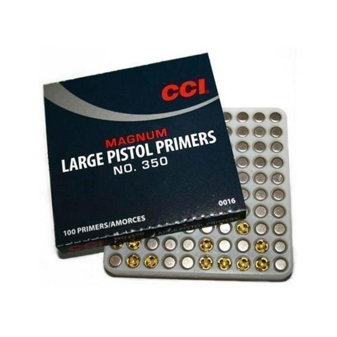 CCI No.350 Magnum Large Pistol Primers, Pack of 1000