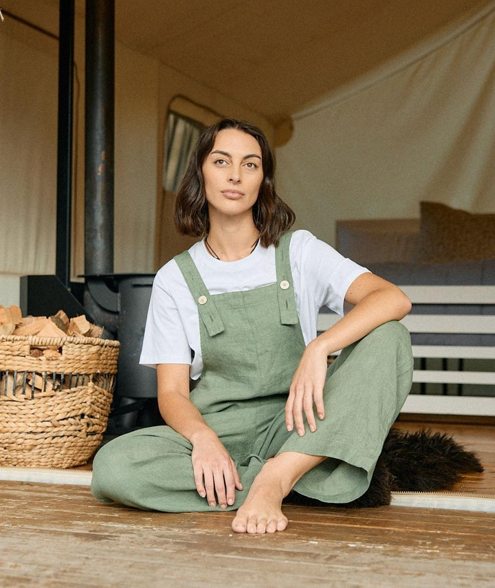 Swanndri Women's Julian Linen Dungarees
