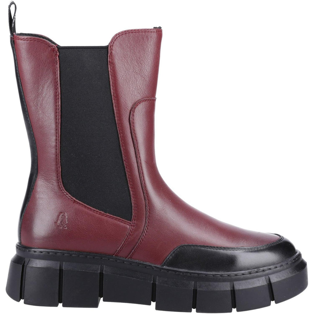 Fleur Ankle Boots Bordeaux