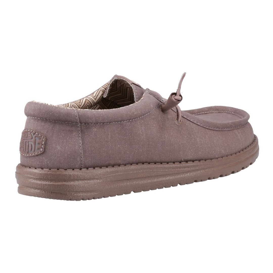 HEYDUDE Wally Stretch Canvas Shoes Deep Taupe