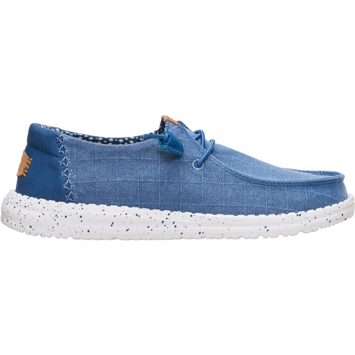 HEYDUDE Wendy Chambray Grid Ensign Blue
