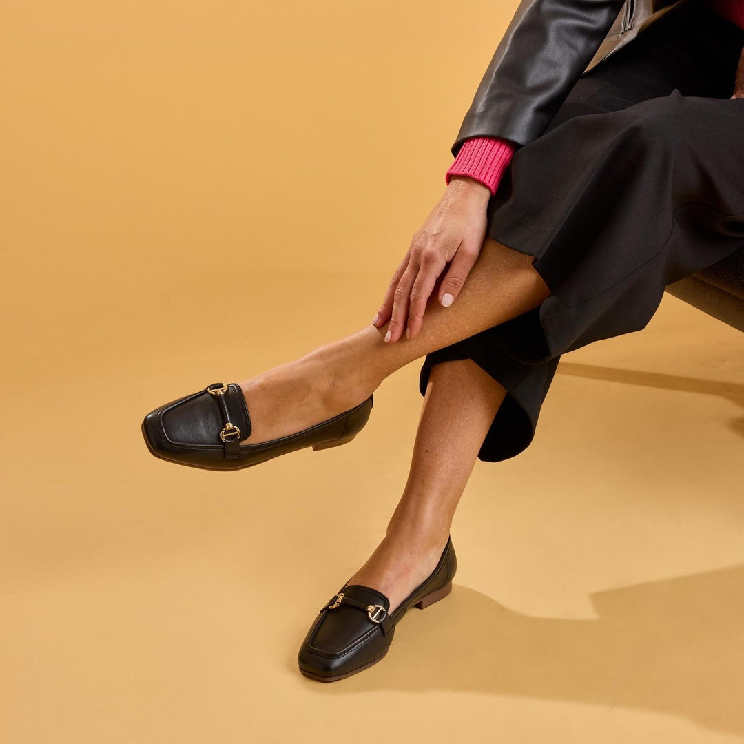 SUTTON SNAFFLE LOAFER Black