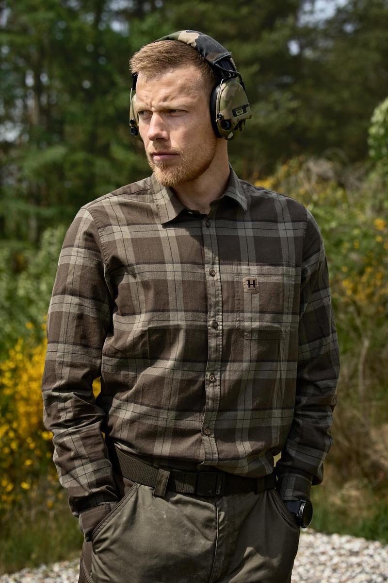 Harkila Härkila Fjell L/S shirt Green check