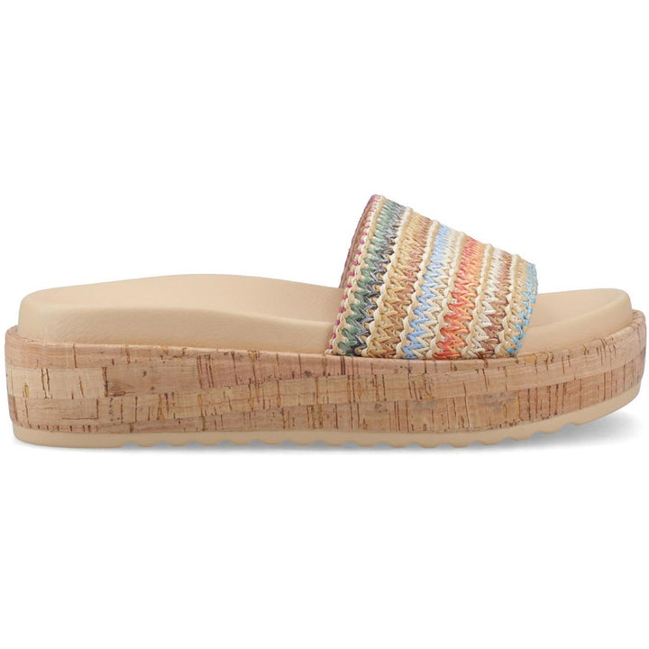 Rocket Dog Faye Alti Raffia Sandal Multicoloured – view 5