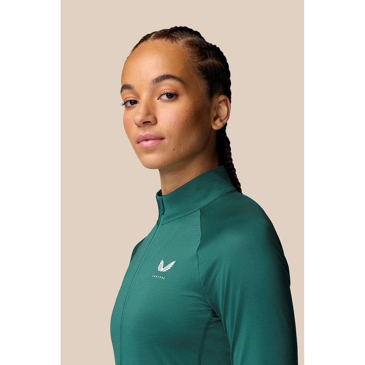 Castore 1/2 Zip Long Sleeve Top Seafoam/Sage