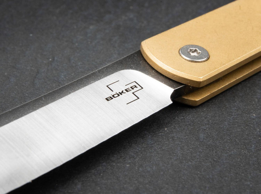 Böker Plus Zenshin 42 Brass Folding Knife