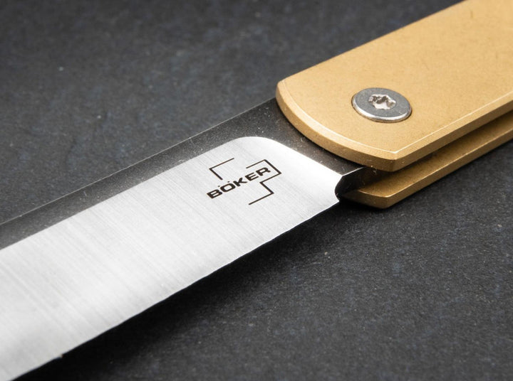 Böker Plus Zenshin 42 Brass Folding Knife