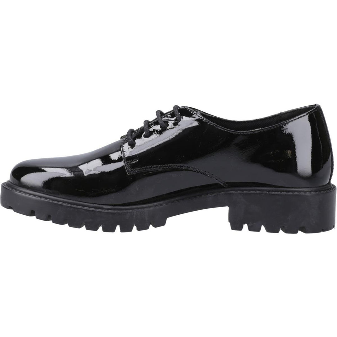 Hush Puppies Aubrey Lace Up Patent Jnr – view 4