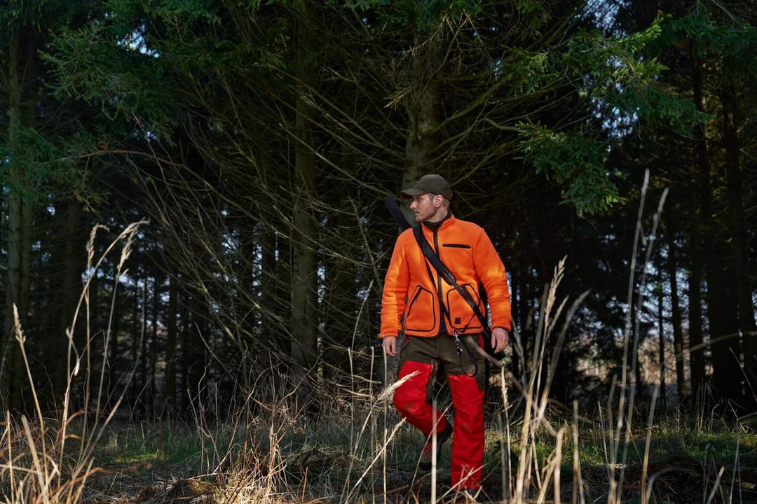 Harkila Wildboar Pro Blaze fleece jacket Orange blaze