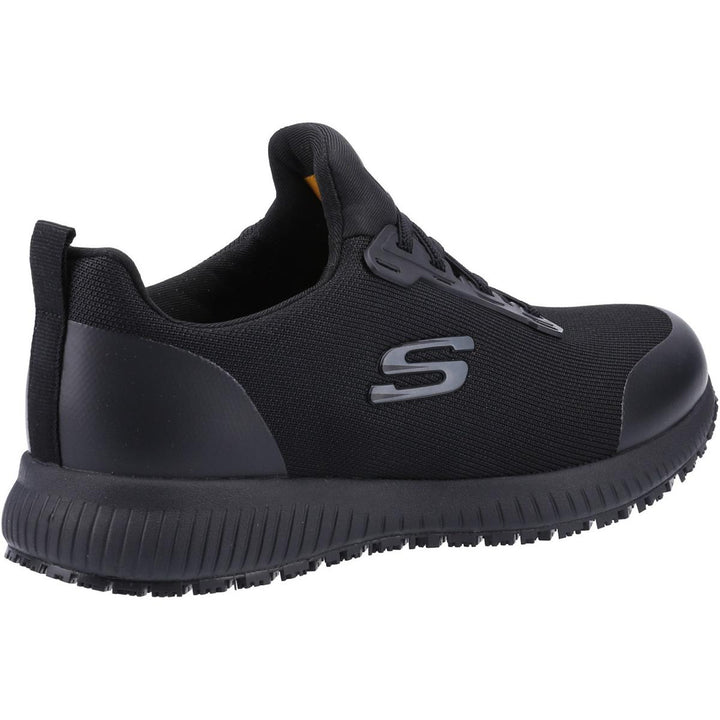 Skechers Workwear Squad Sr Wide Slip Resistant Occupational Shoe Black